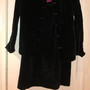 Ladies Vintage Velvet suit ..
